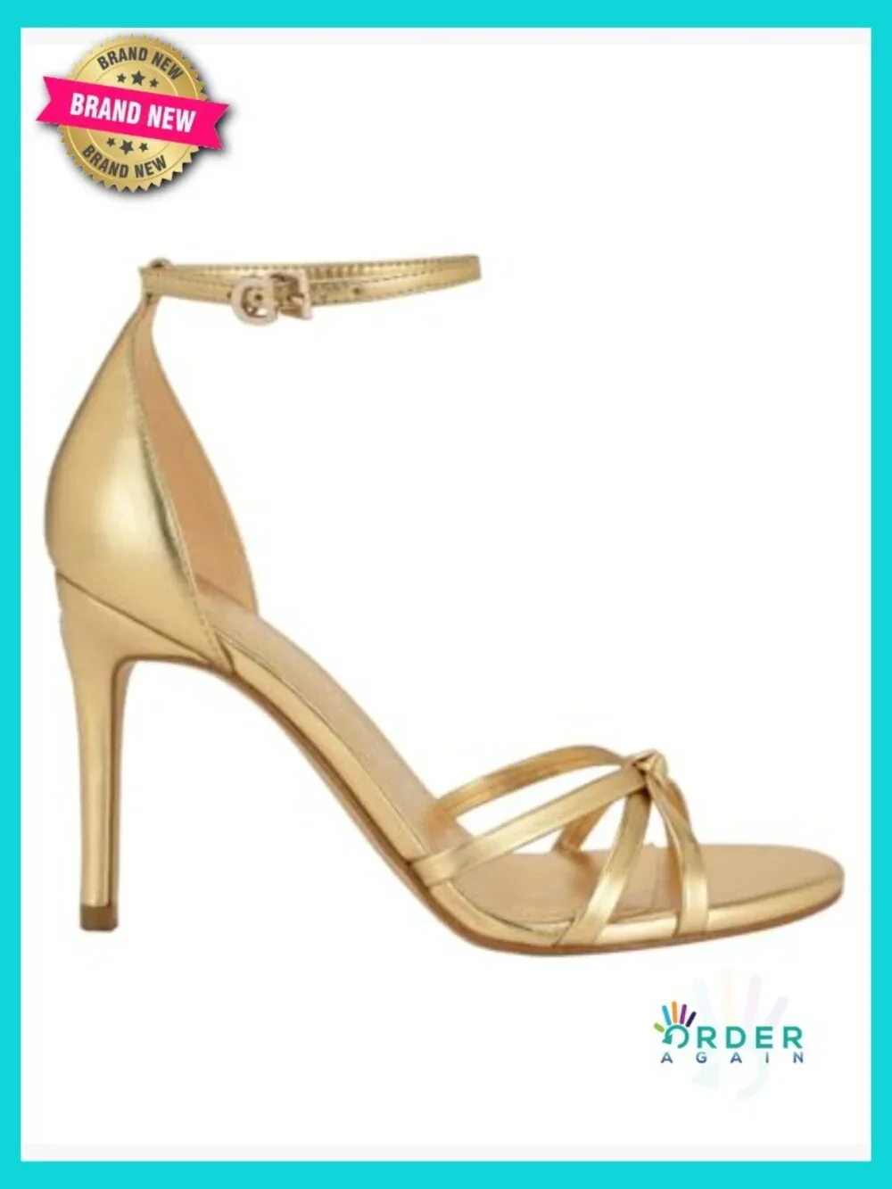 Stiletto Heel Sandals Open Toe Strappy Buckle Casual Chic Summer Wedding